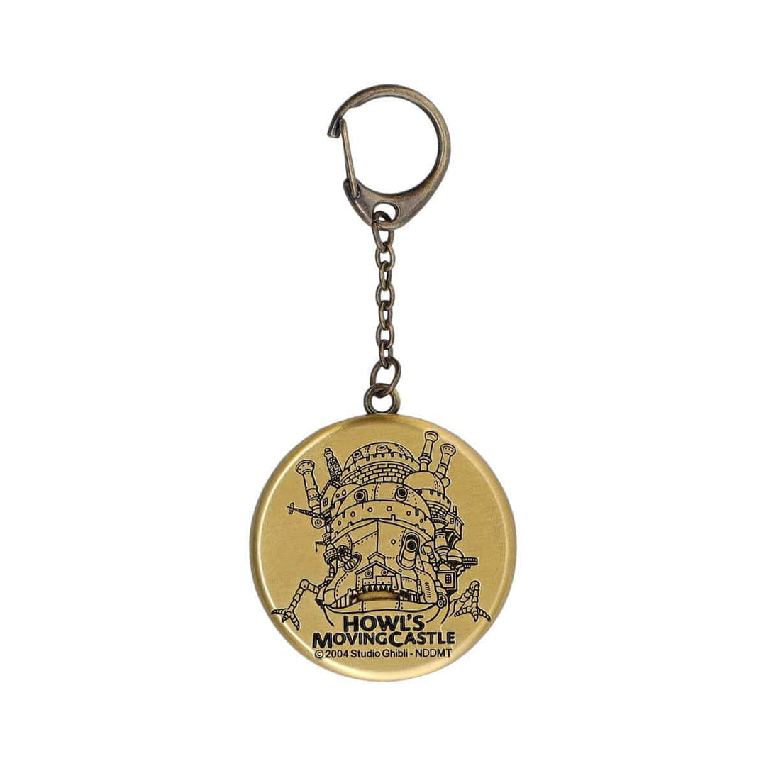 Ghibli Howl's Moving Castle Color Disc Keychain