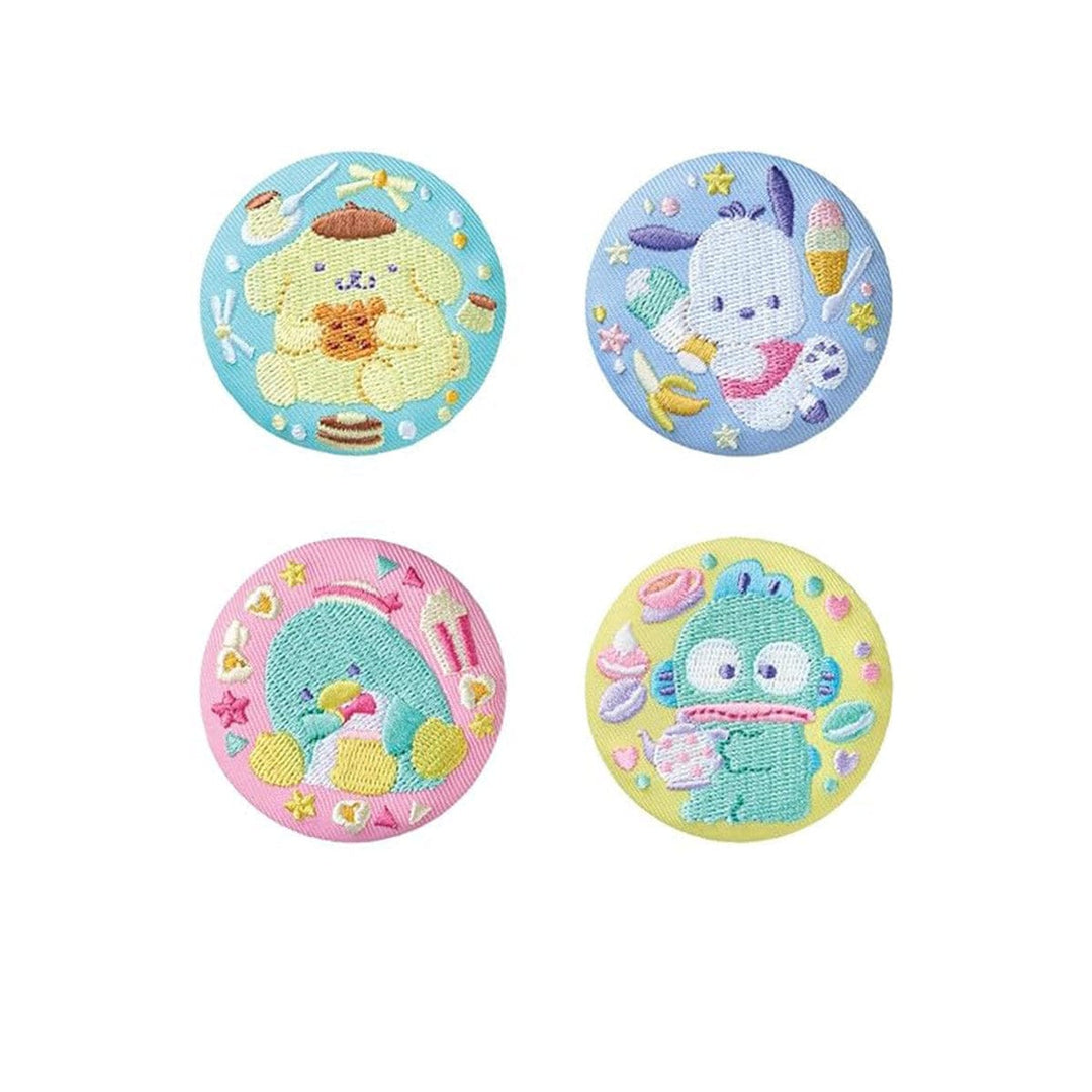 Sanrio Characters Embroidered Tin Badge Biscuit