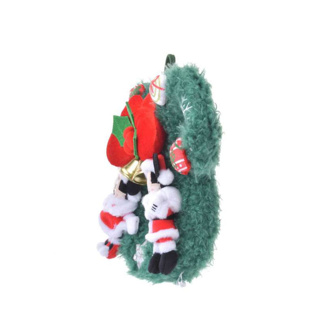 Disney Christmas Mickey & Minnie Wreath Plush