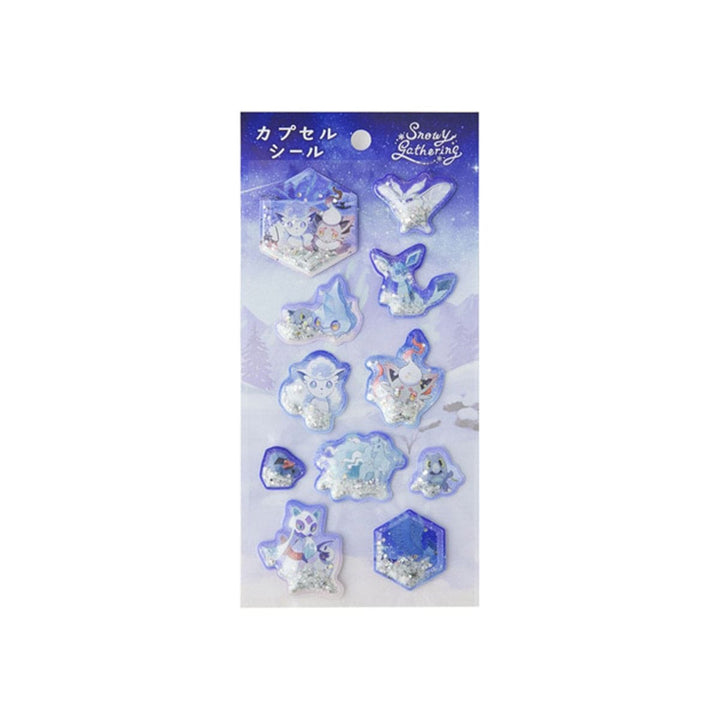 Pokemon Capsule Sticker Snowy Gathering thumbnail 1