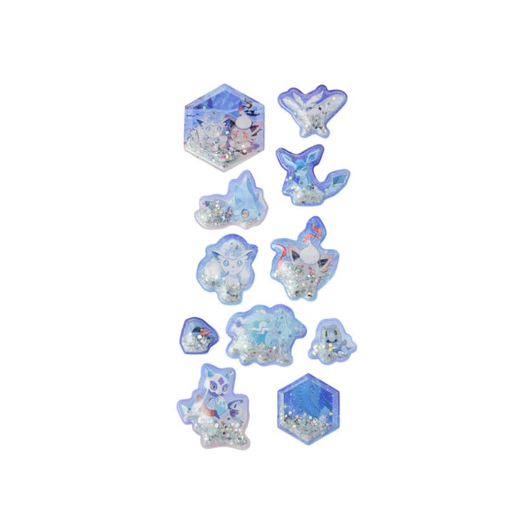 Pokemon Capsule Sticker Snowy Gathering