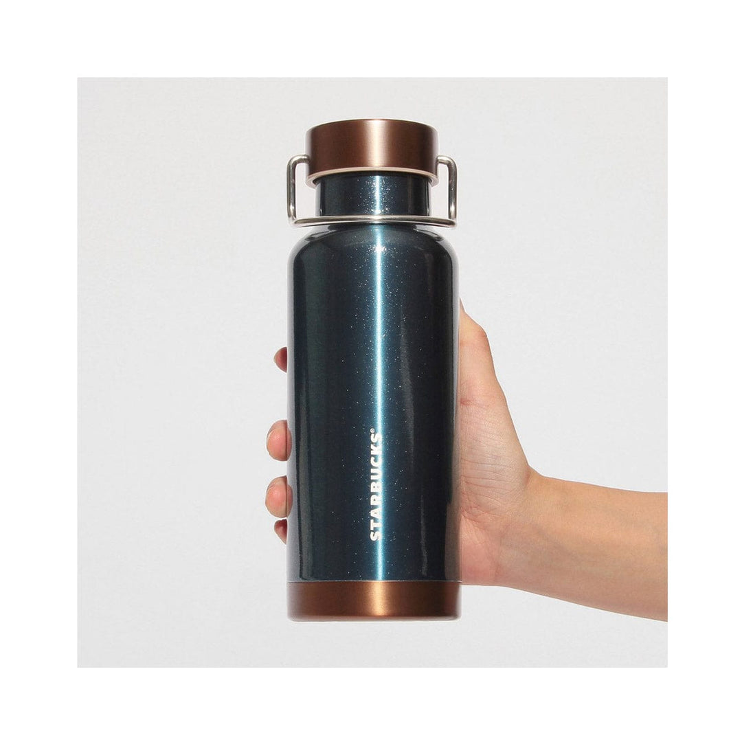 Starbucks Handle Lid Stainless Steel Bottle Blue