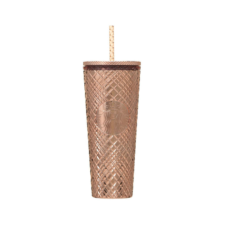 Starbucks Logo Cold Cup Tumbler Gold thumbnail 1