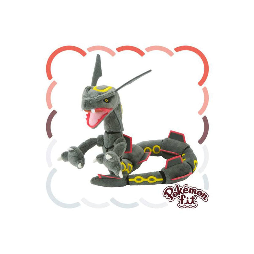 Pokemon Original Fit Plush Toy: Black Rayquaza
