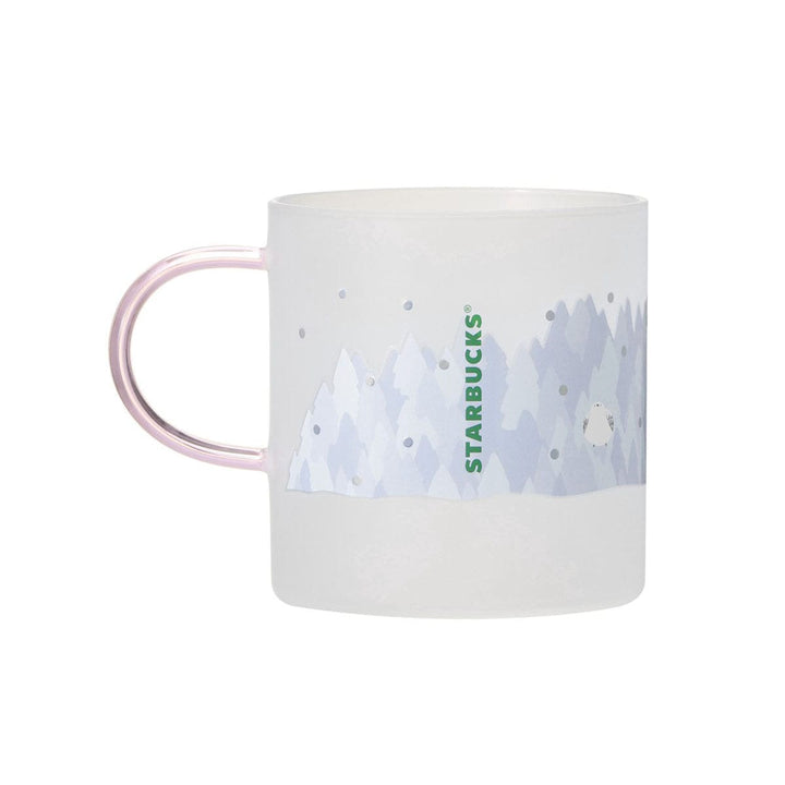 Starbucks New Year 2025 Heat-Resistant Shima-Enaga Glass Mug thumbnail 1