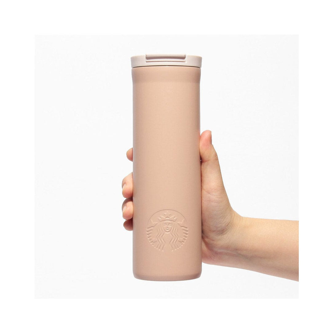 Starbucks Valentine's Day 2025 Stainless Steel Bottle Muted Pink