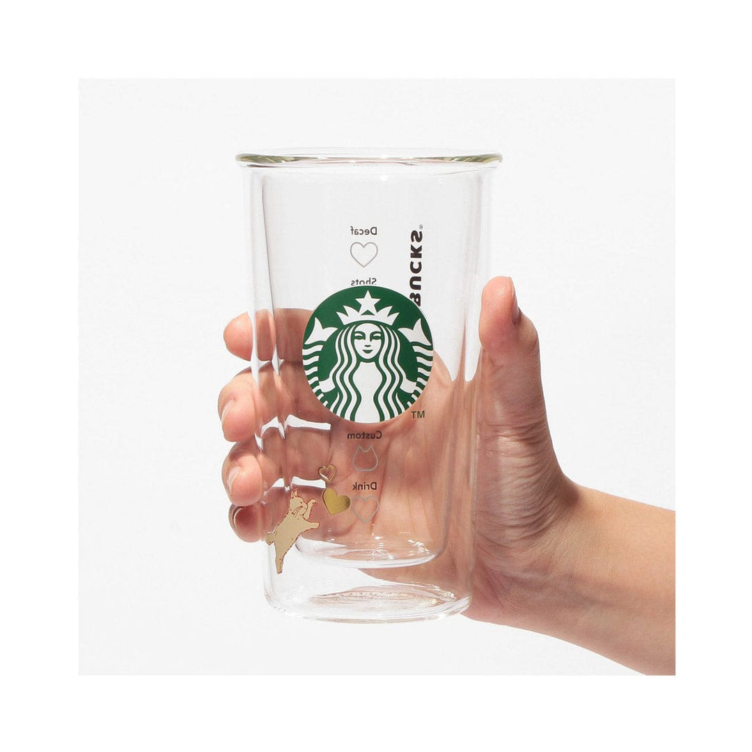 Starbucks Valentine's Day 2025 Heat-Resistant Double-Wall Glass