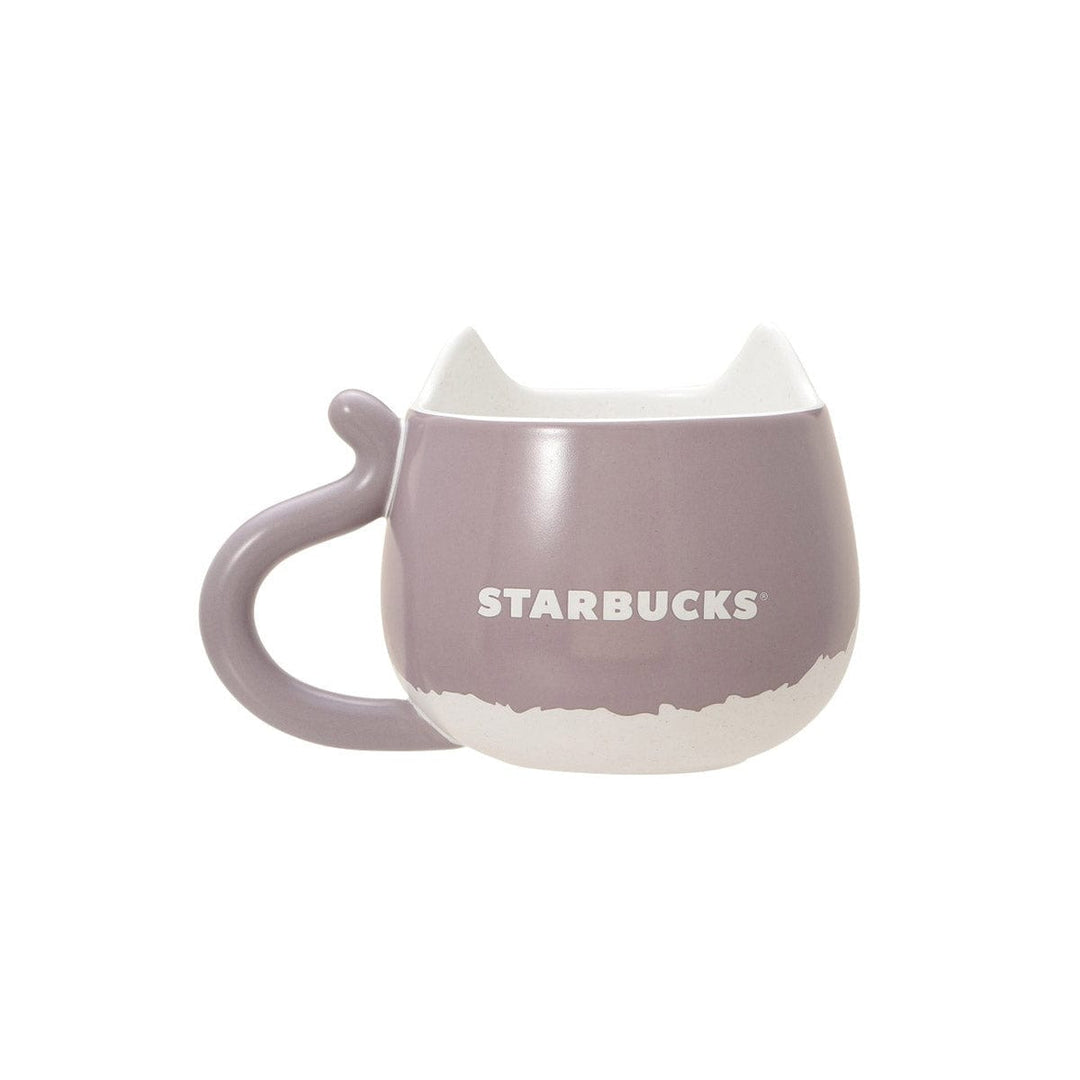 Starbucks Valentine's Day 2025 Mug Cat Face: Grey