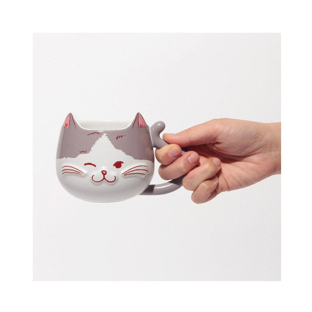 Starbucks Valentine's Day 2025 Mug Cat Face: Grey