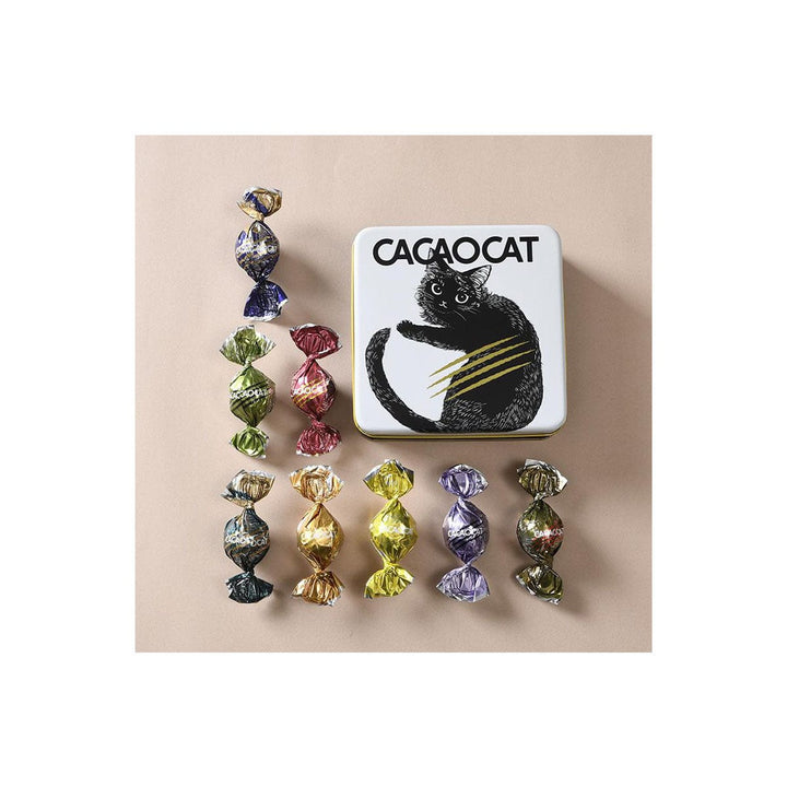 Cacaocat White Tin Box with Chocolate: 8 Assortment thumbnail 3