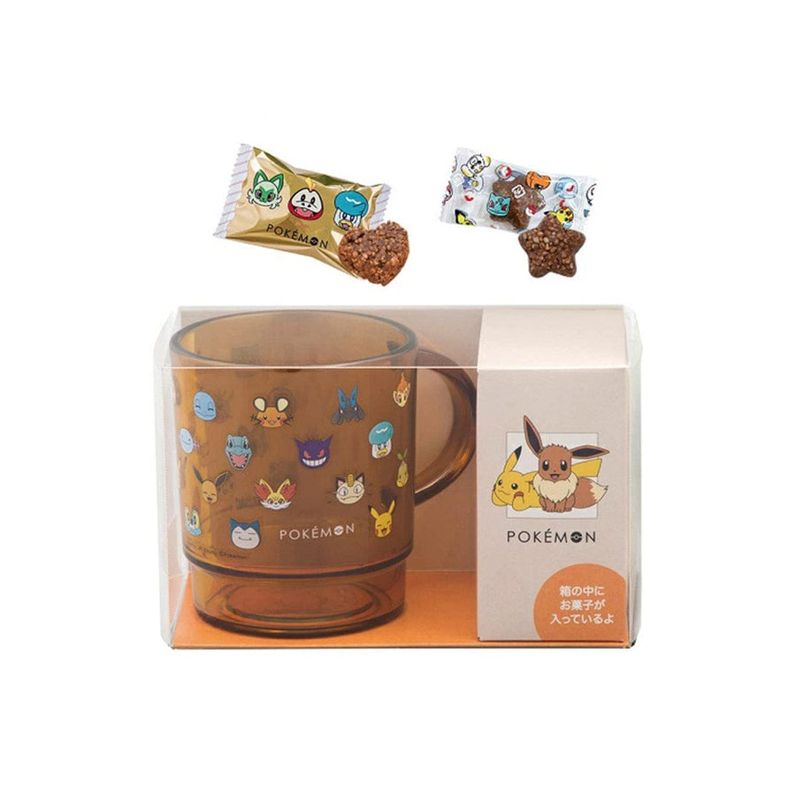 Pokemon Valentine's Day 2025 Chocolate and Clear Cup Set