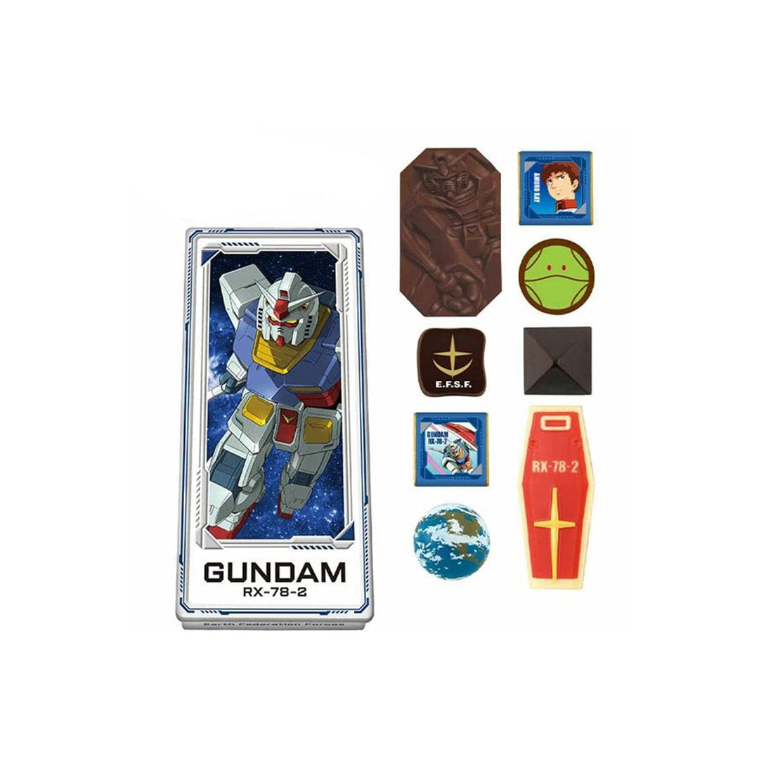 Gundam Long Chocolate Tin: 8 Assortment