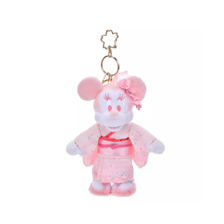 Disney Plush Keychain Kimono Sakura: Minnie thumbnail 1