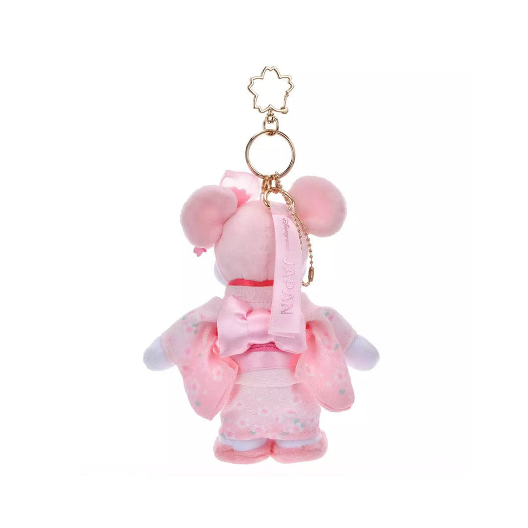 Disney Plush Keychain Kimono Sakura: Minnie