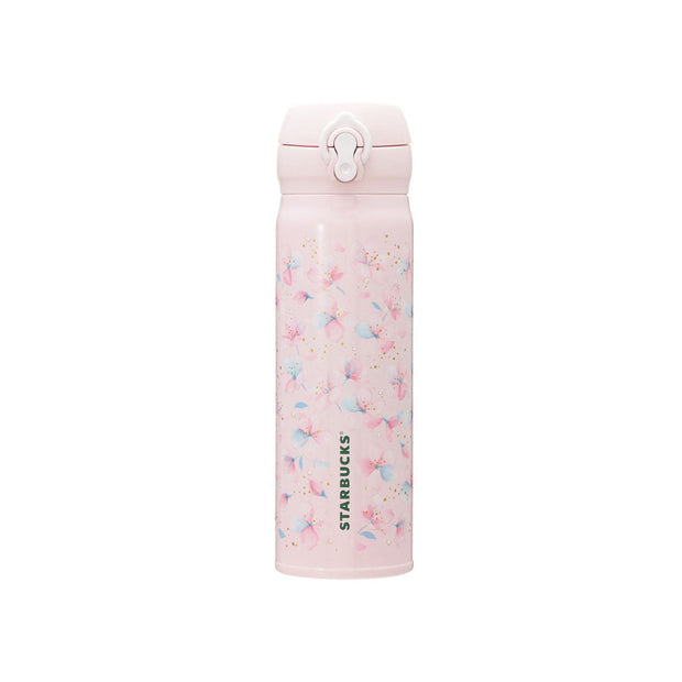 Starbucks Sakura 2025 Stainless Steel Bottle: Pale Pink