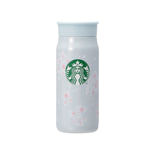 Starbucks Sakura 2025 Stainless Steel Bottle: Pale Blue