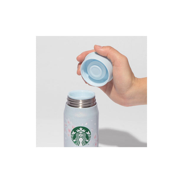 Starbucks Sakura 2025 Stainless Steel Bottle: Pale Blue