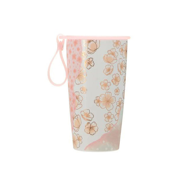 Starbucks Sakura 2025 Strap Cup Shape Stainless Steel Bottle