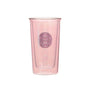 Starbucks Japan Sakura 2025 Double Wall Glass: Pale Pink thumbnail 2