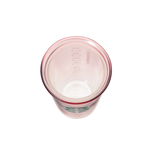 Starbucks Japan Sakura 2025 Double Wall Glass: Pale Pink
