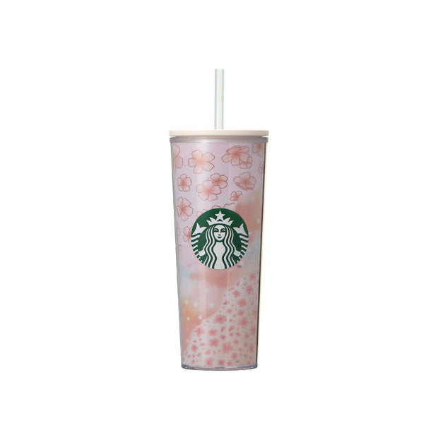 Starbucks Japan Sakura 2025 Cold Cup Layered Design Tumbler