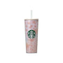 Starbucks Japan Sakura 2025 Cold Cup Layered Design Tumbler thumbnail 1