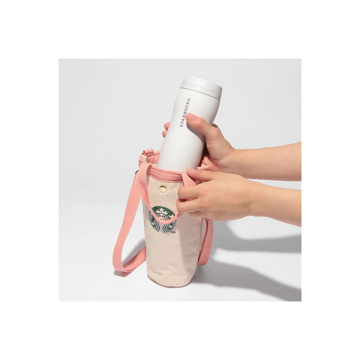 Starbucks Japan Sakura 2025 Bottle Holder Shoulder Bag thumbnail 4