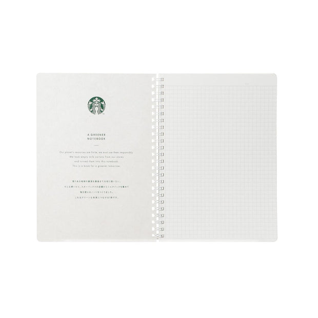 Starbucks Japan Sakura 2025 Campus Ring Notebook: Gradient