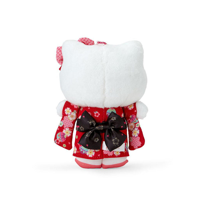 Sanrio Sakura 2025 Mascot Kimono Plush Keychain: Hello Kitty thumbnail 2