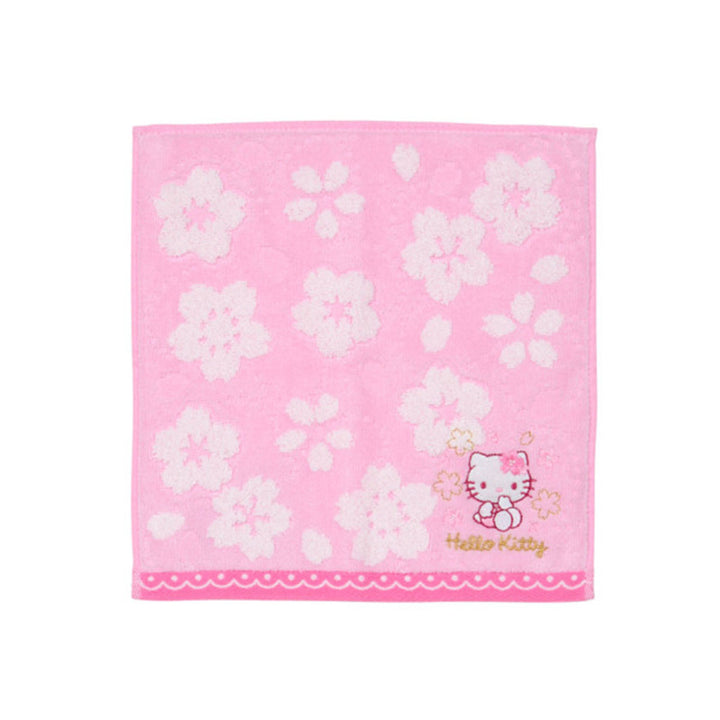 Sanrio Japan Sakura 2025 Mini Hand Towel: Hello Kitty thumbnail 1