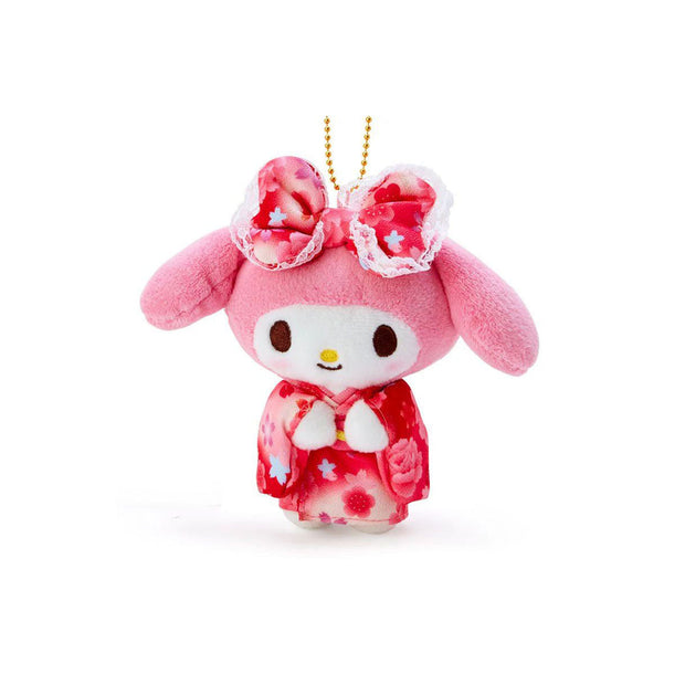 Sanrio Sakura 2025 Gradient Kimono Plush Keychain: My Melody