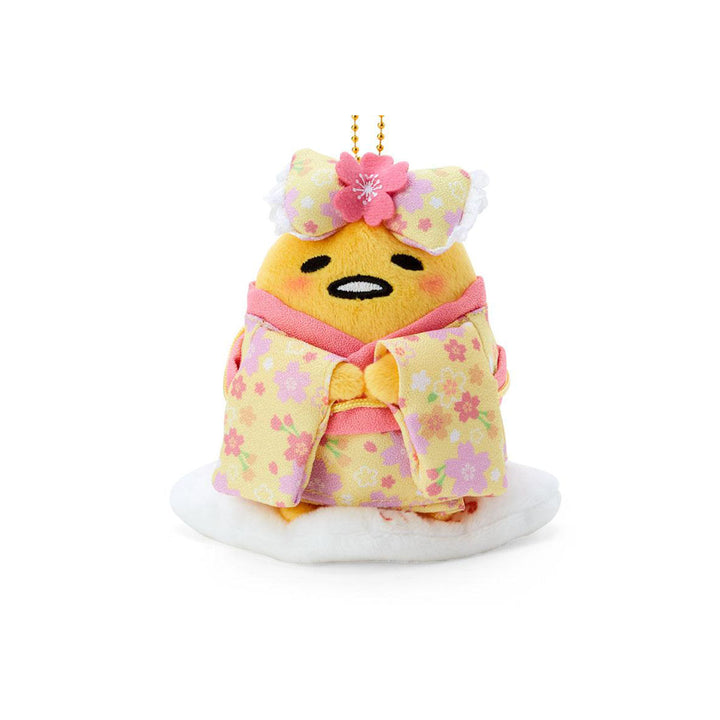Sanrio Sakura 2025 Mascot Kimono Plush Keychain: Gudetama thumbnail 4