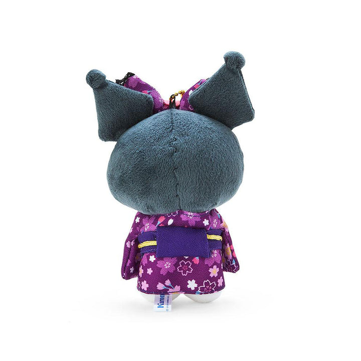 Sanrio Japan Sakura 2025 Mascot Kimono Plush Keychain: Kuromi thumbnail 2