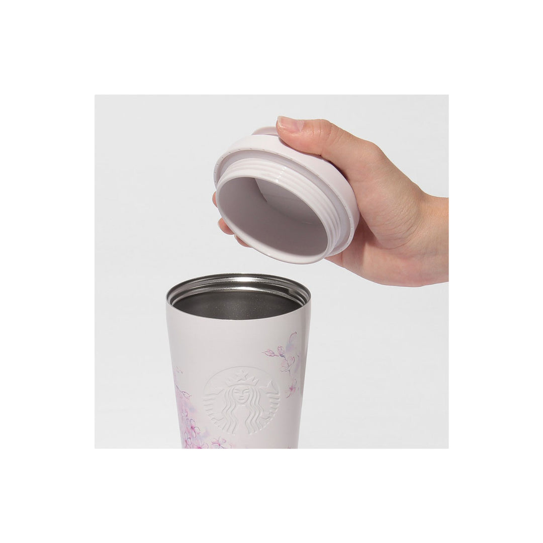 Starbucks Sakura 2025 Stainless TOGO Logo Tumbler Beige