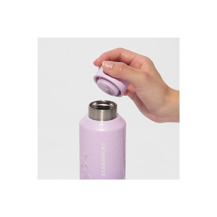 Starbucks Sakura 2025 Stainless Steel Bottle Purple Gradient thumbnail 6