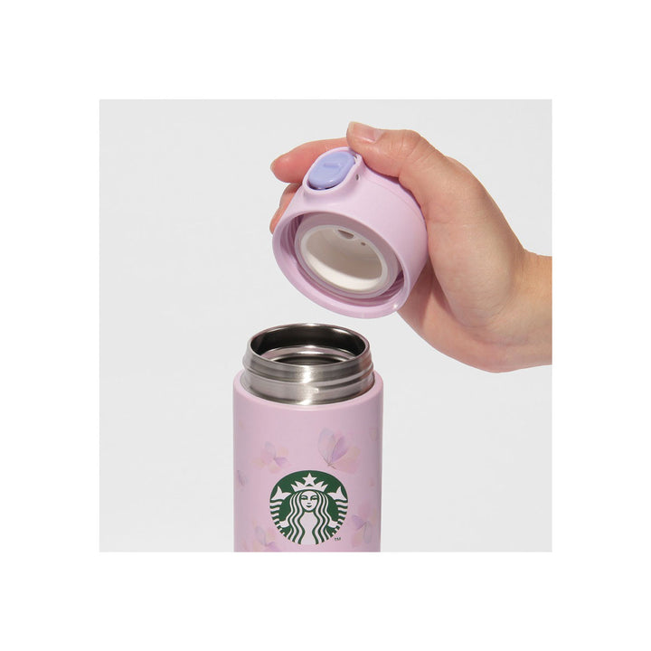 Starbucks Sakura 2025 Stainless Steel Bottle Purple thumbnail 7