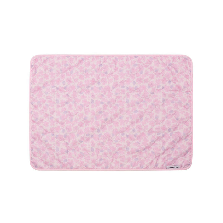 Starbucks Sakura 2025 Blanket with Storage Pouch thumbnail 2