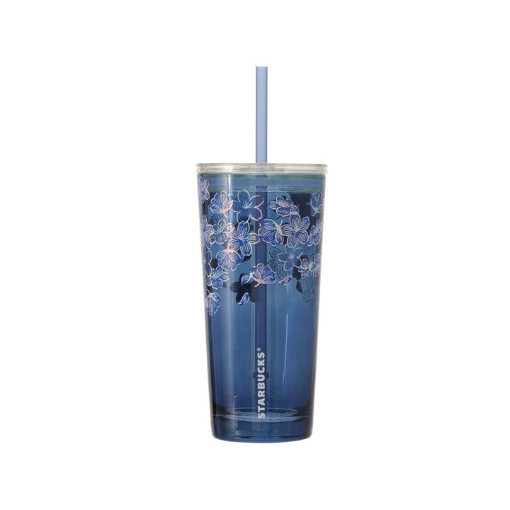 Starbucks Sakura 2025 Glass Tumbler Night Blue thumbnail 1