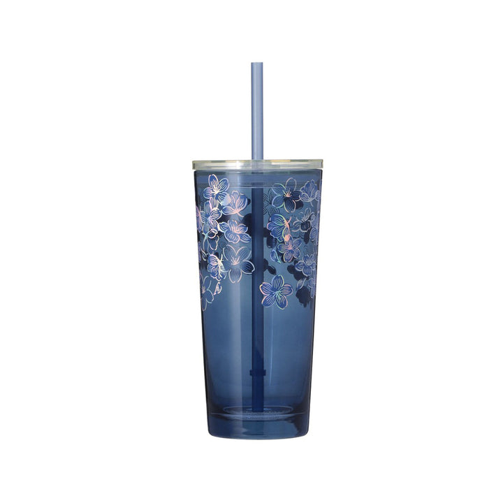 Starbucks Sakura 2025 Glass Tumbler Night Blue thumbnail 2