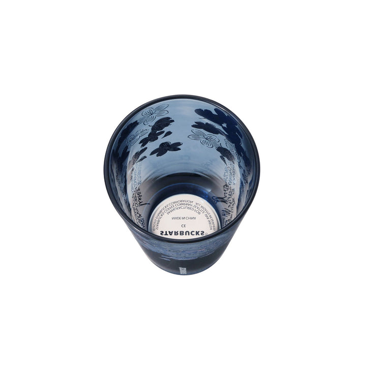 Starbucks Sakura 2025 Glass Tumbler Night Blue thumbnail 3