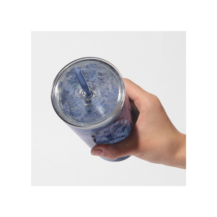Starbucks Sakura 2025 Glass Tumbler Night Blue thumbnail 5