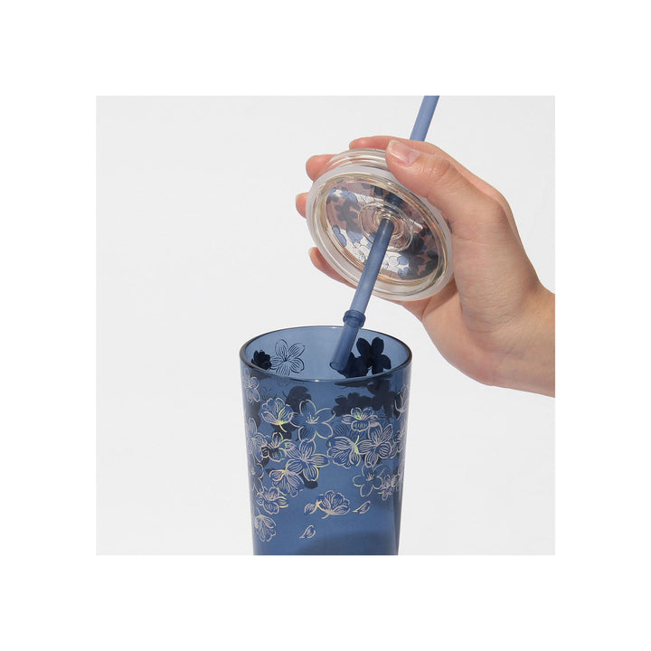Starbucks Sakura 2025 Glass Tumbler Night Blue thumbnail 6