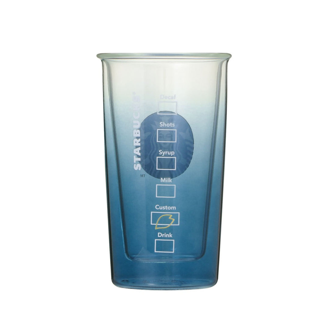 Starbucks Sakura 2025 Heat-resistant Glass Night Blue