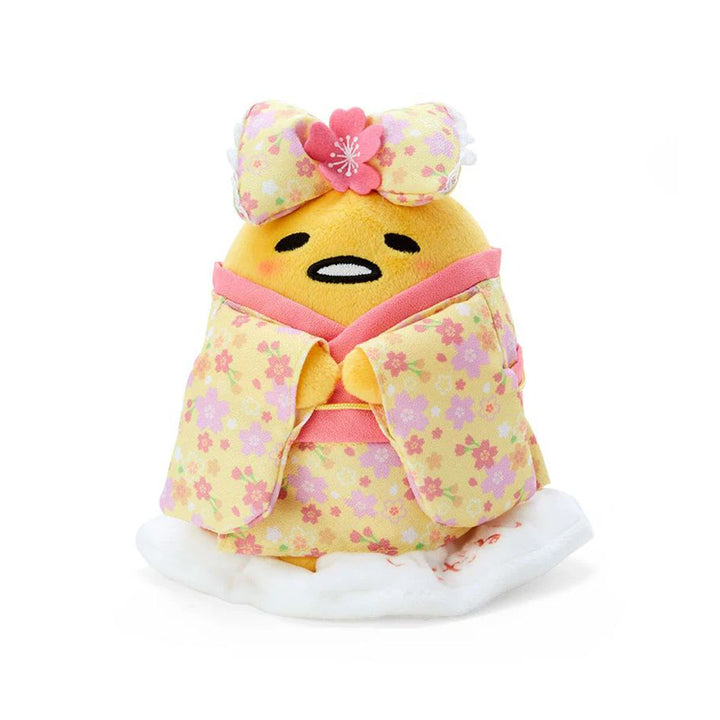 Sanrio Japan Sakura 2025 Mascot Kimono Plush Toy: Gudetama thumbnail 1