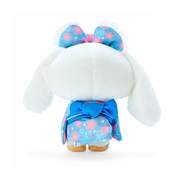 Sanrio Japan Sakura 2025 Mascot Kimono Plush Toy: Cinnamoroll