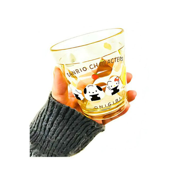 Sanrio Characters Onigiri Glitter Clear Cup