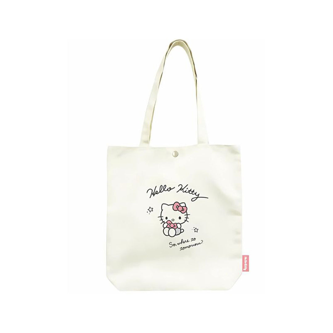 Sanrio Canvas Tote Bag: Hello Kitty