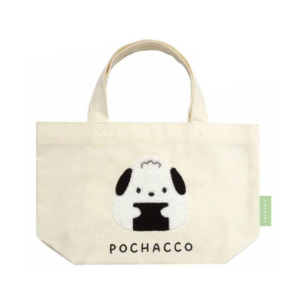 Sanrio Onigiri Canvas Mini Tote Bag: Pochacco