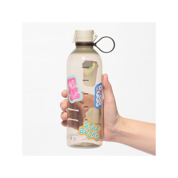 Starbucks Spring 2025 Joypack Water Bottle: Beige