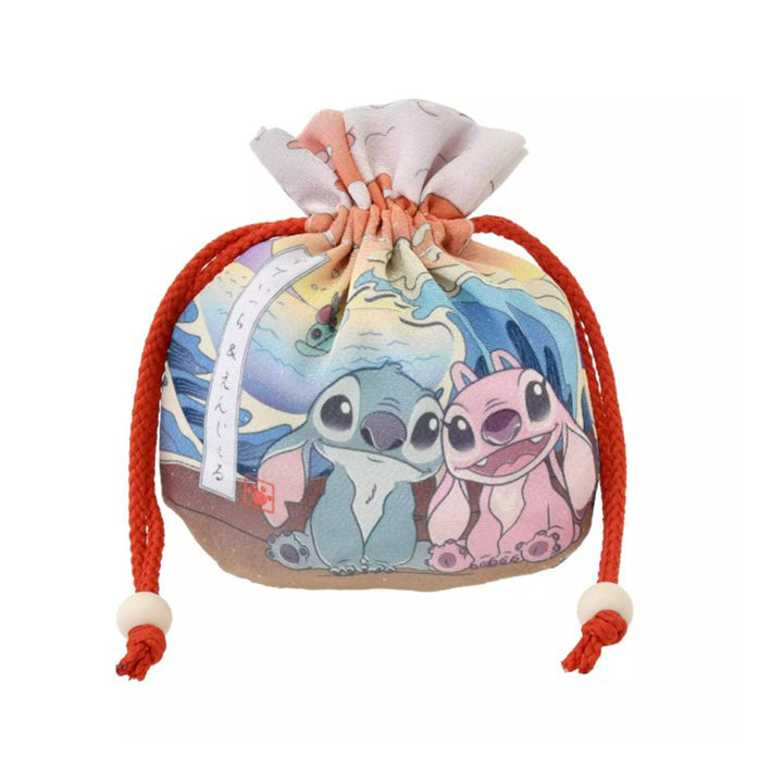 Disney Stitch, Angel, Scrump Drawstring Bag Japan Original thumbnail 1